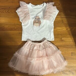 TINA MUR - GIRL’S TUTU AND TOP SET - SIZE 8